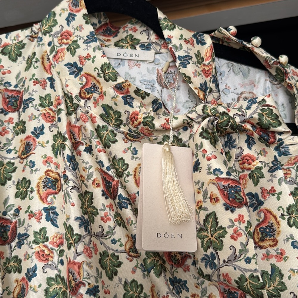 *NWT* Doen Alda Dress - Ivory Mulberry Vine Floral